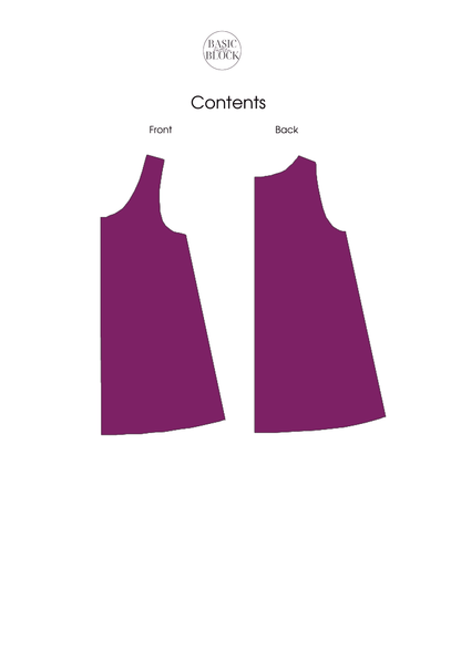 Tank Top Sleeveless | Sewing Pattern Block | Woven | XXS-6XL - Basic Pattern Block