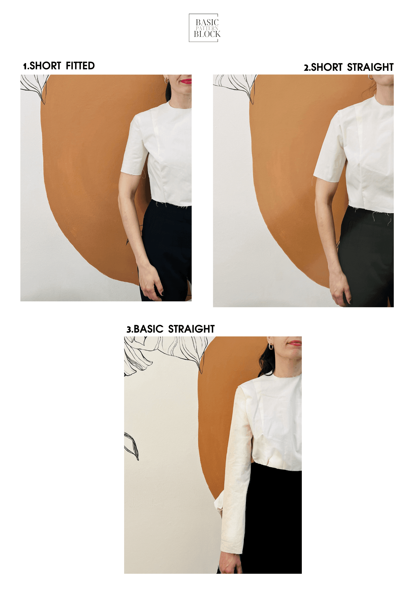 Sleeve Sewing Pattern Block | Pack Vol 1 | XXS-6XL - Basic Pattern Block