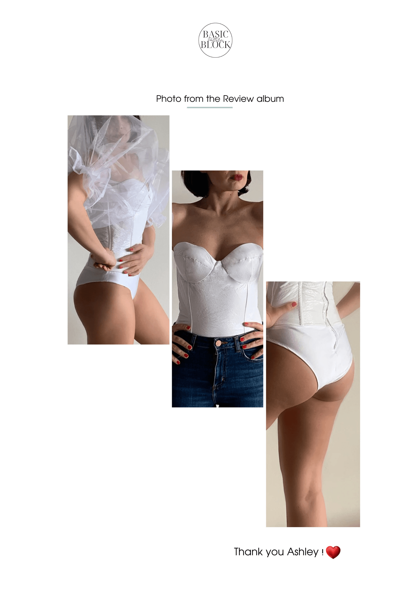 5 Corset Bodice Sewing Patterns Blocks | Woven | BUNDLE | XS-3XL - Basic Pattern Block