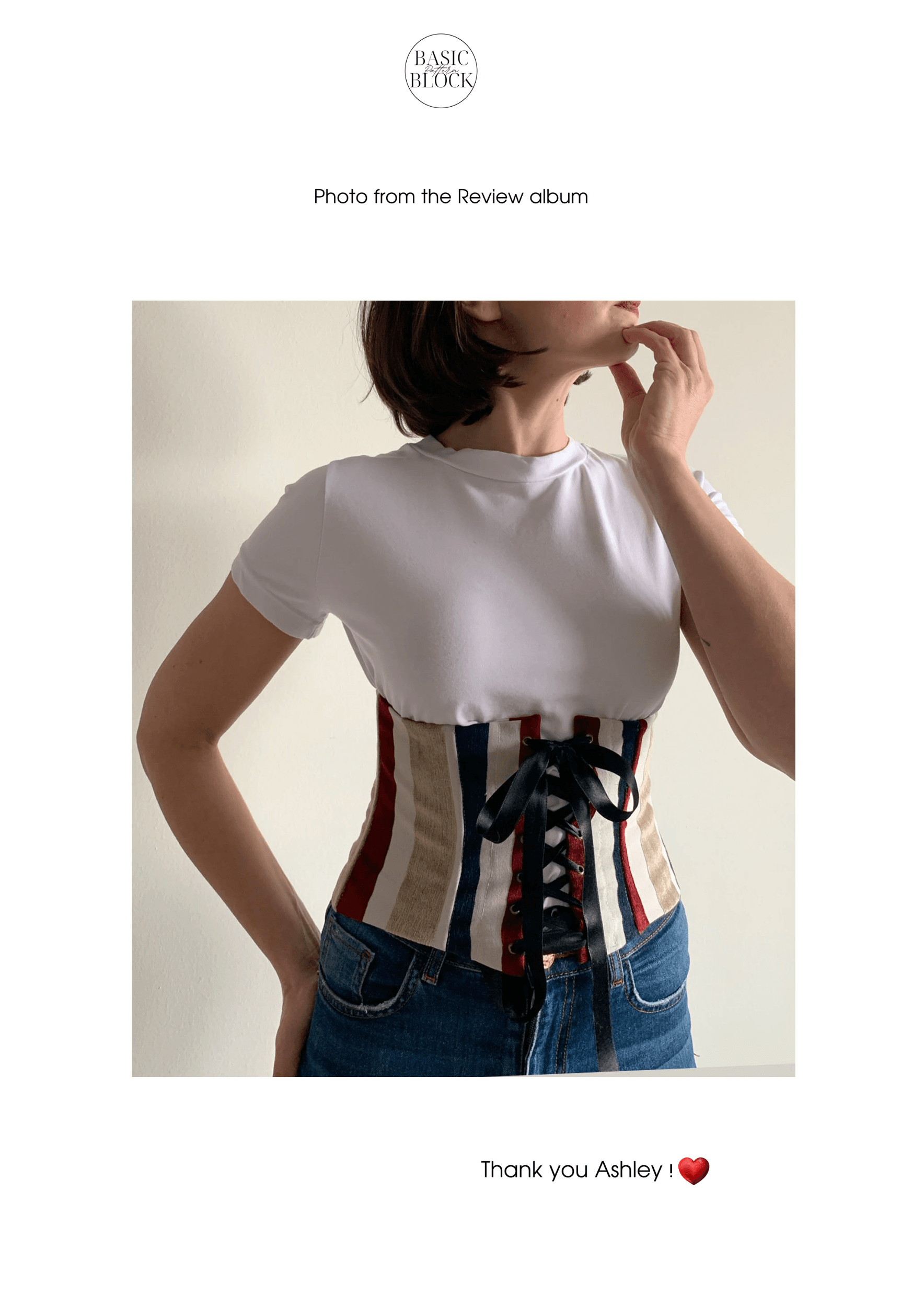 5 Corset Bodice Sewing Patterns Blocks | Woven | BUNDLE | XS-3XL - Basic Pattern Block