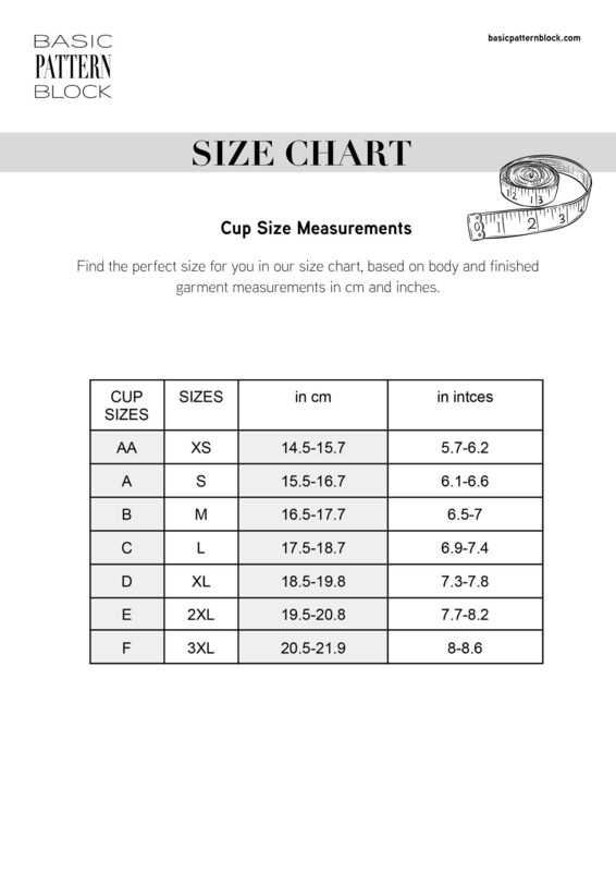 bustier sewing pattern block
