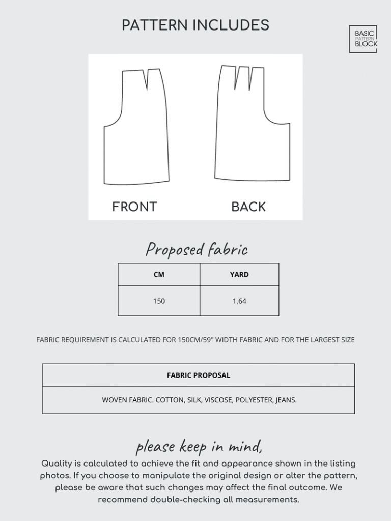 High Waist Jupe Culottes Pattern Block | | Basic Pattern Block