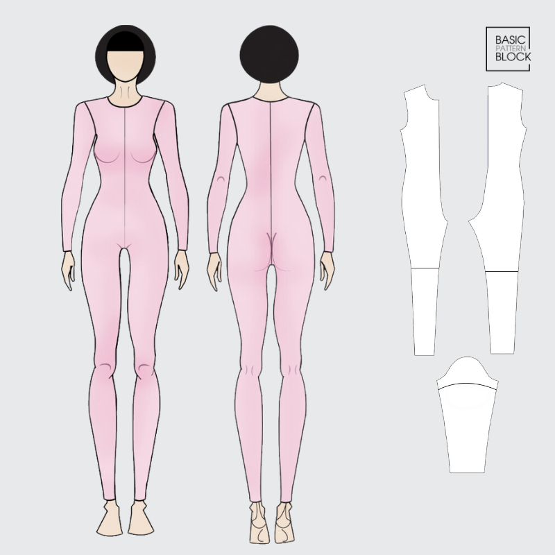 WOMEN CATSUIT LONG SLEEVE