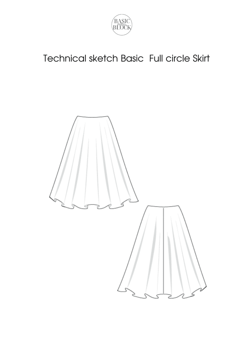 5 Basic Women Sewing Pattern Block | Woven | XXS-6XL - Basic Pattern Block
