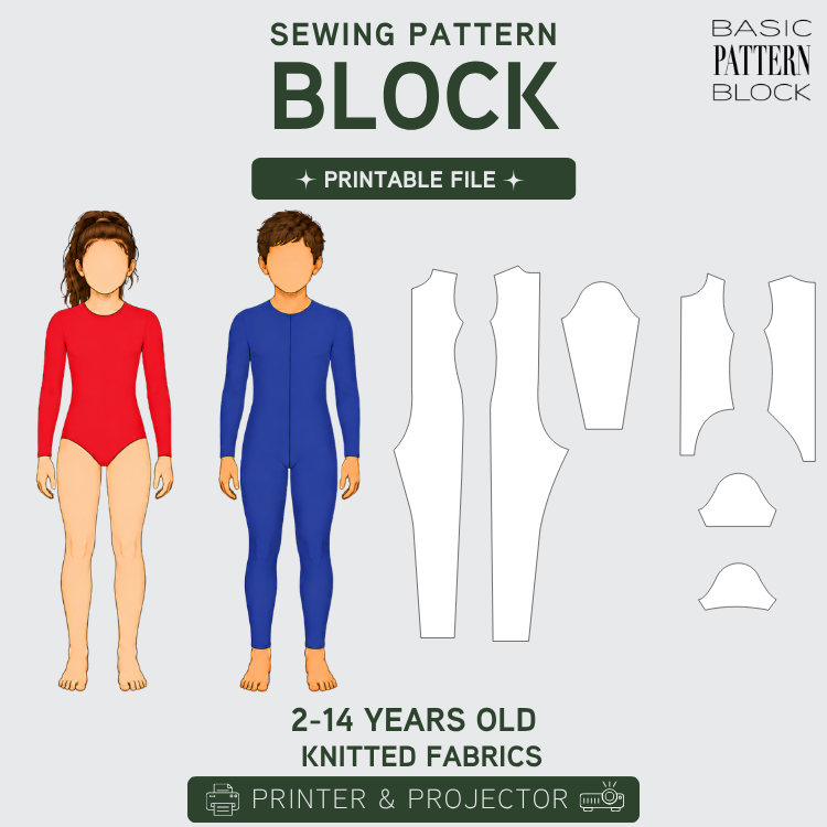 KIDS BODYSUIT BASIC BUNDLE 2-14 YO
