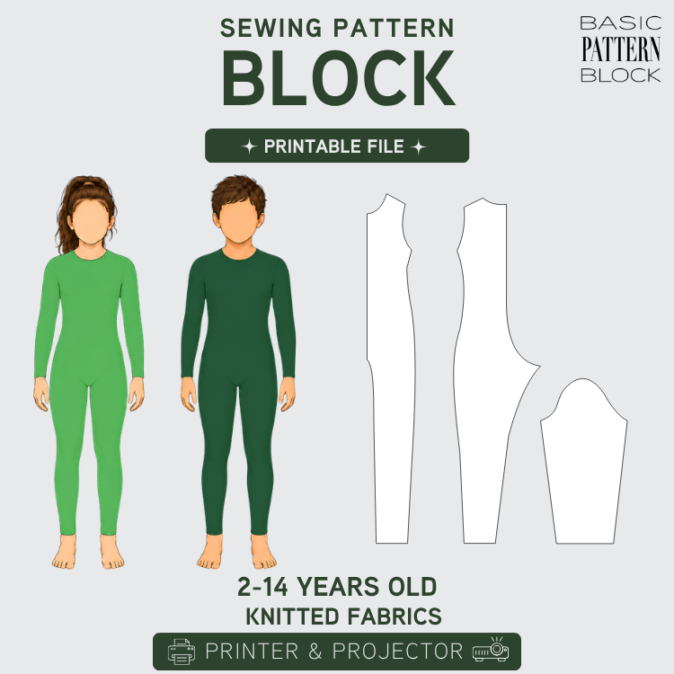KIDS SEAMLESS BODYSUIT VARIATIONS BUNDLE 2-14 YO