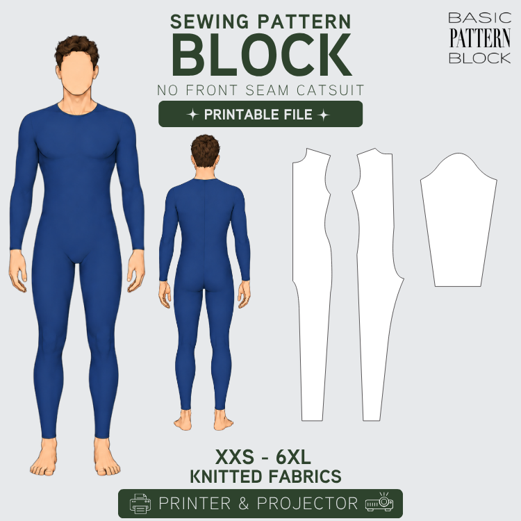 MEN ALLOVER BODYSUIT LONG SLEEVE