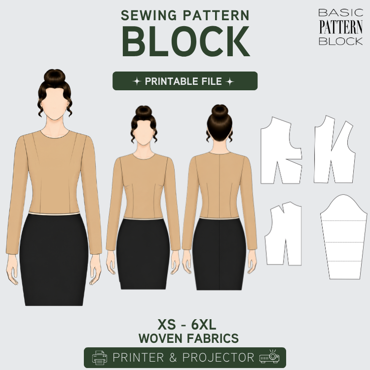 WOMEN BASIC BODICE SLEEVE VARIATIONS