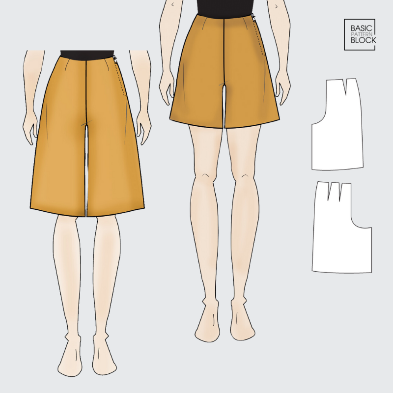 BASIC JUPE CULOTTES WOMEN