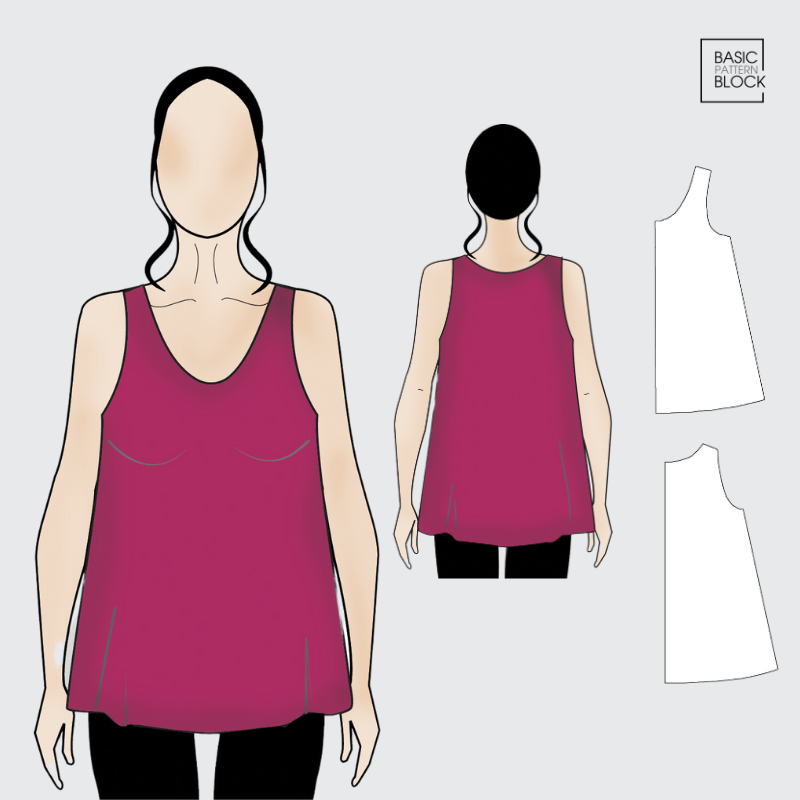 WOMEN A LINE TOP