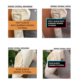 Sleeve Sewing Pattern Pack Vol 2 | Sizes XXS-6XL - Image 4