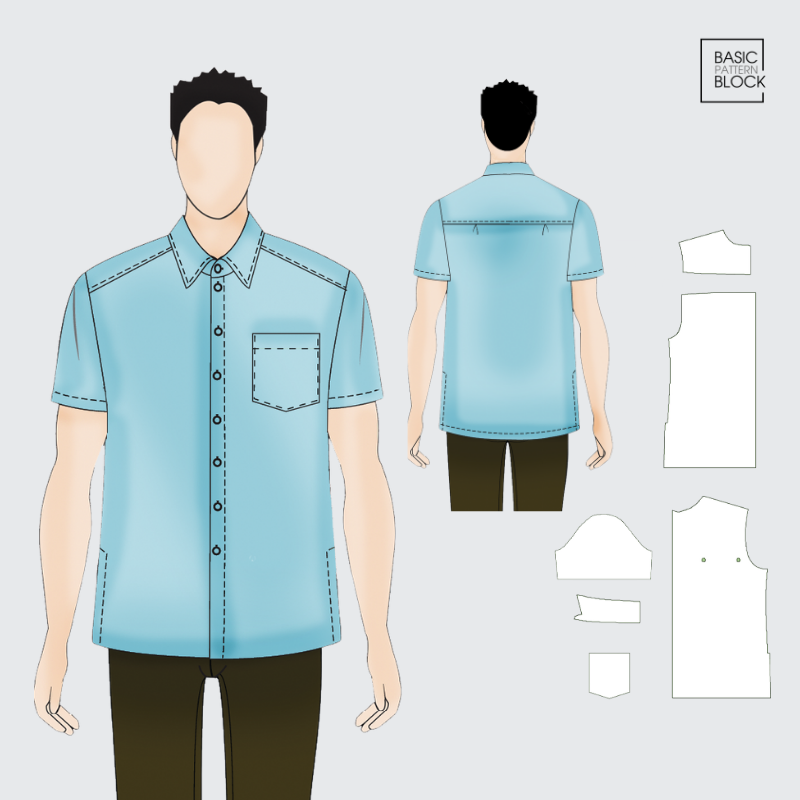 MEN SHIRT SHORT SLEEVE