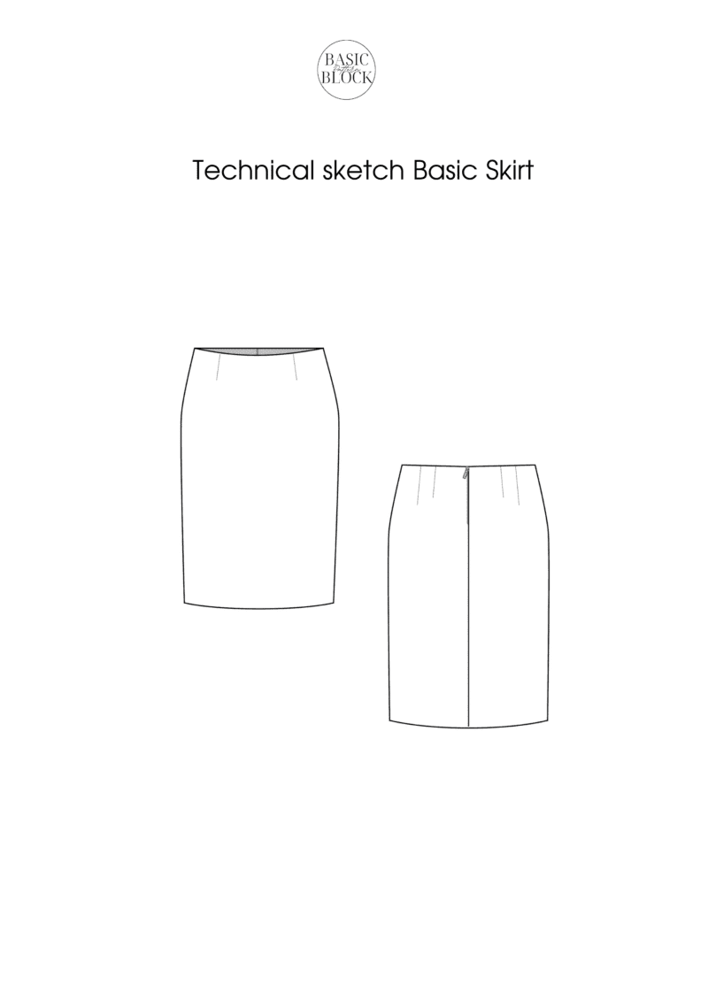 5 Basic Women Sewing Pattern Block | Woven | XXS-6XL - Basic Pattern Block