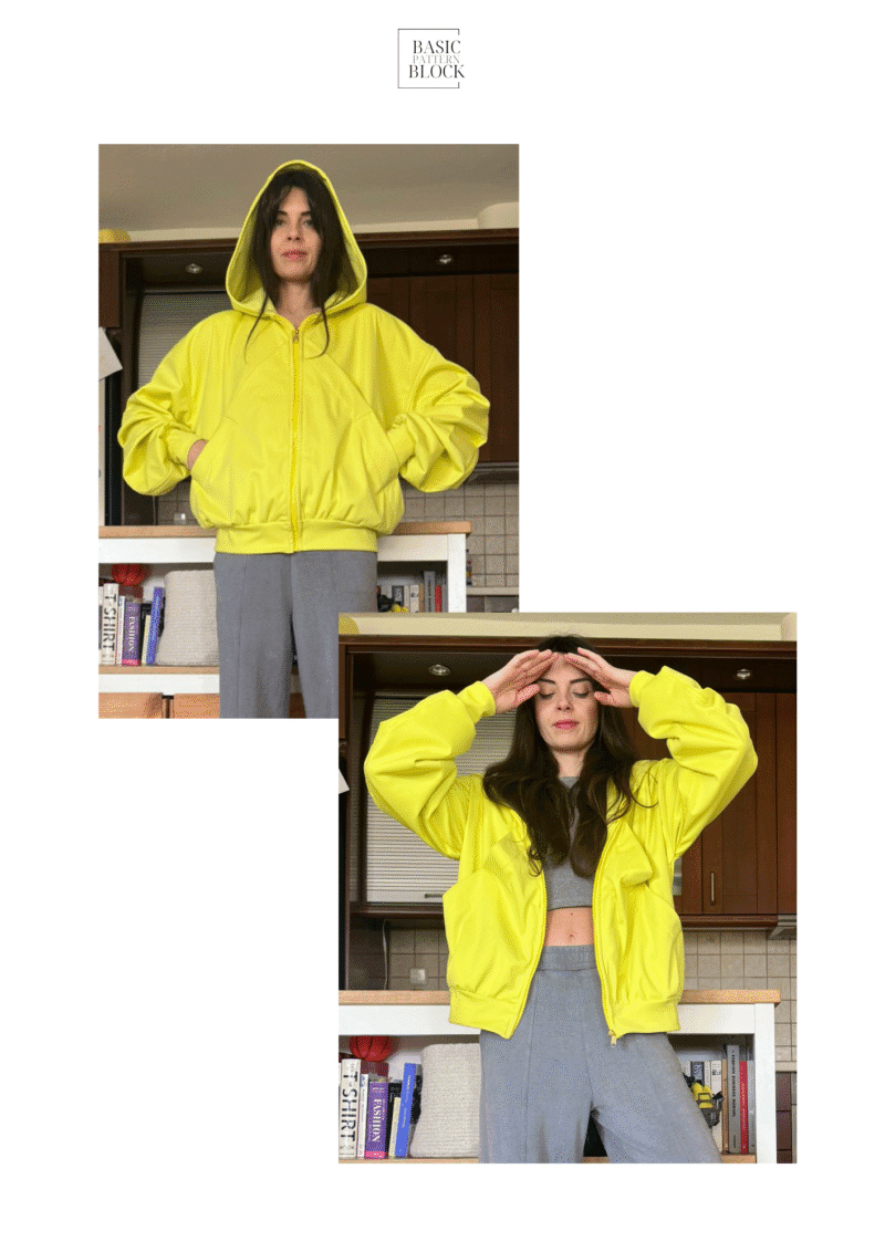 Barrel Sleeve Hoodie | Sewing Pattern - Image 4