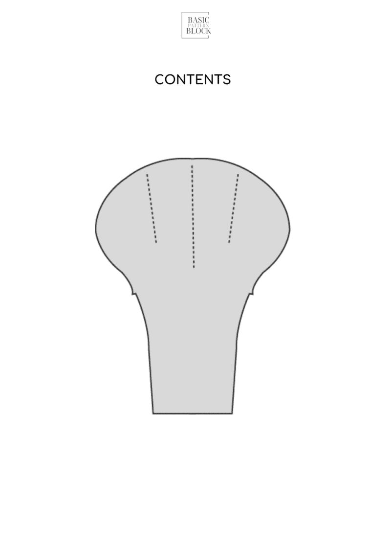 Balloon Puffy Long Sleeve | Sewing Pattern Block | XXS-6XL - Basic Pattern Block