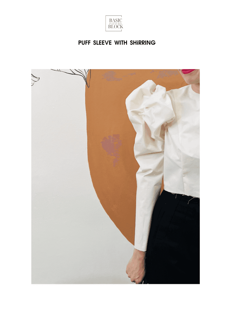 Balloon Puffy Long Sleeve | Sewing Pattern Block | XXS-6XL - Basic Pattern Block