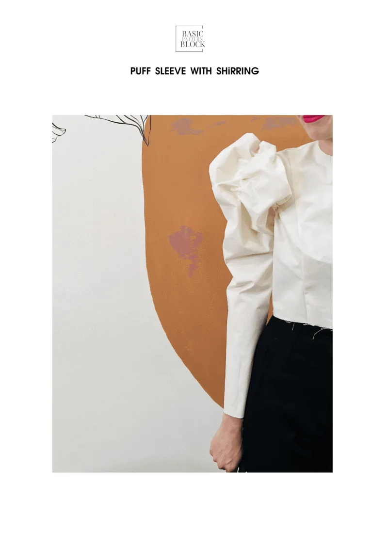 Balloon Puffy Long Sleeve | Sewing Pattern Block | XXS-6XL - Basic Pattern Block