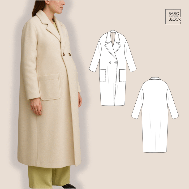 COCOON OVERSIZED COAT MATERNITY FRIENDLY