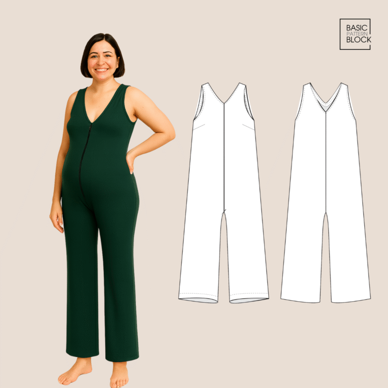 LOOSE FIT JUMPSUIT MATERNITY FRIENDLY