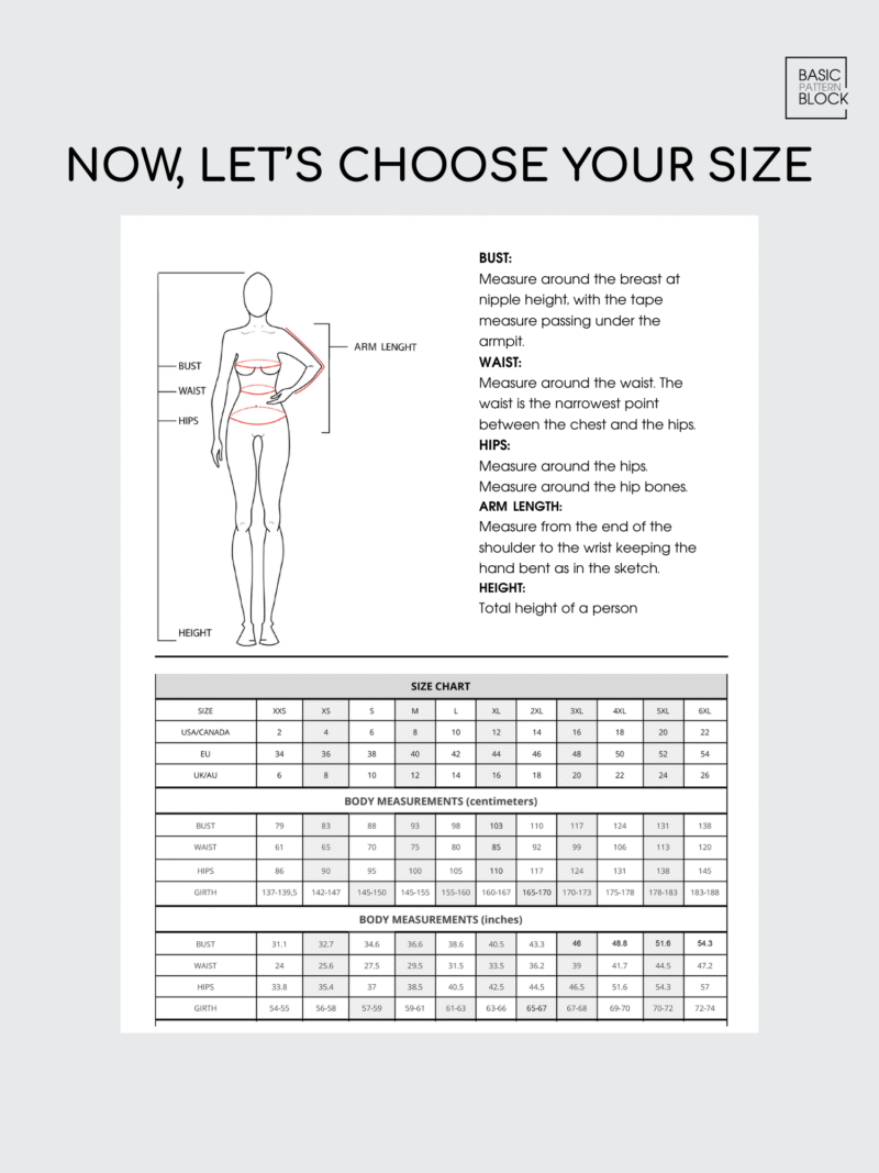 bella baxter bolero sleeve sewing pattern block