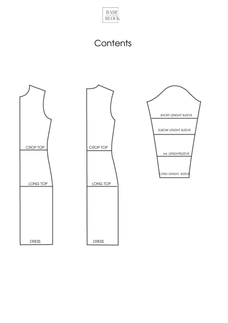 Basic Knit Dress | Sewing Pattern Block | Knitted | XXS-6XL - Image 7