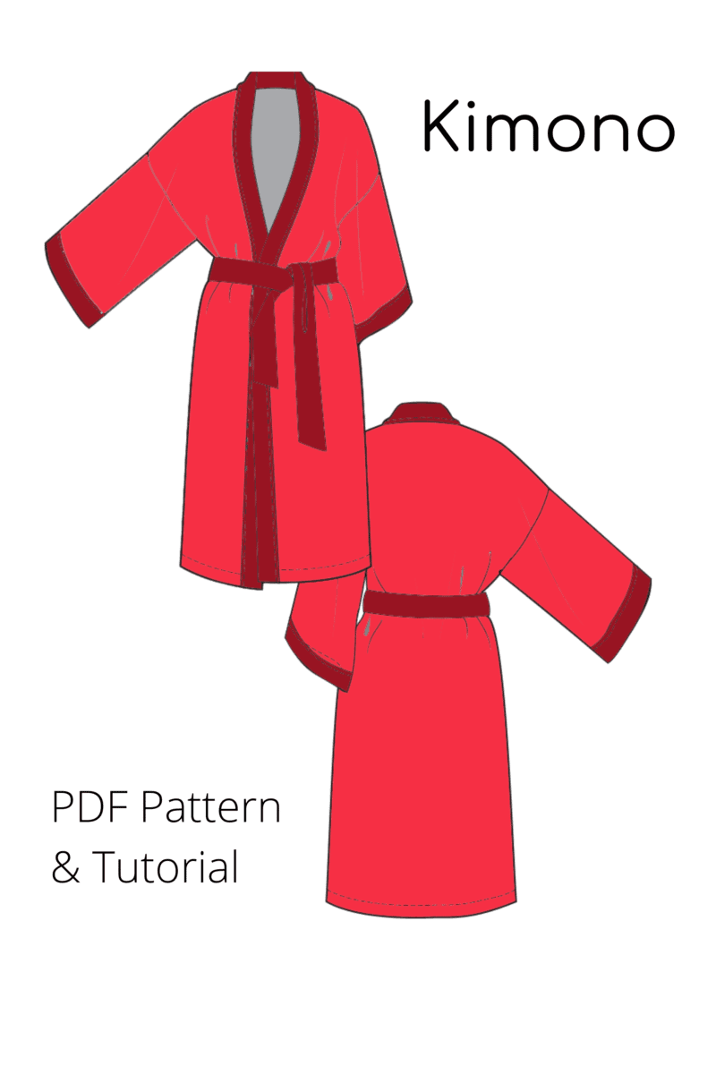 MATERNITY Sewing Pattern | Kimono | Pregnancy Coat | Maternity Outerwear | Patterns for pregnancy | Wrap Coat | Ambitious Elle Patterns - Basic Pattern Block