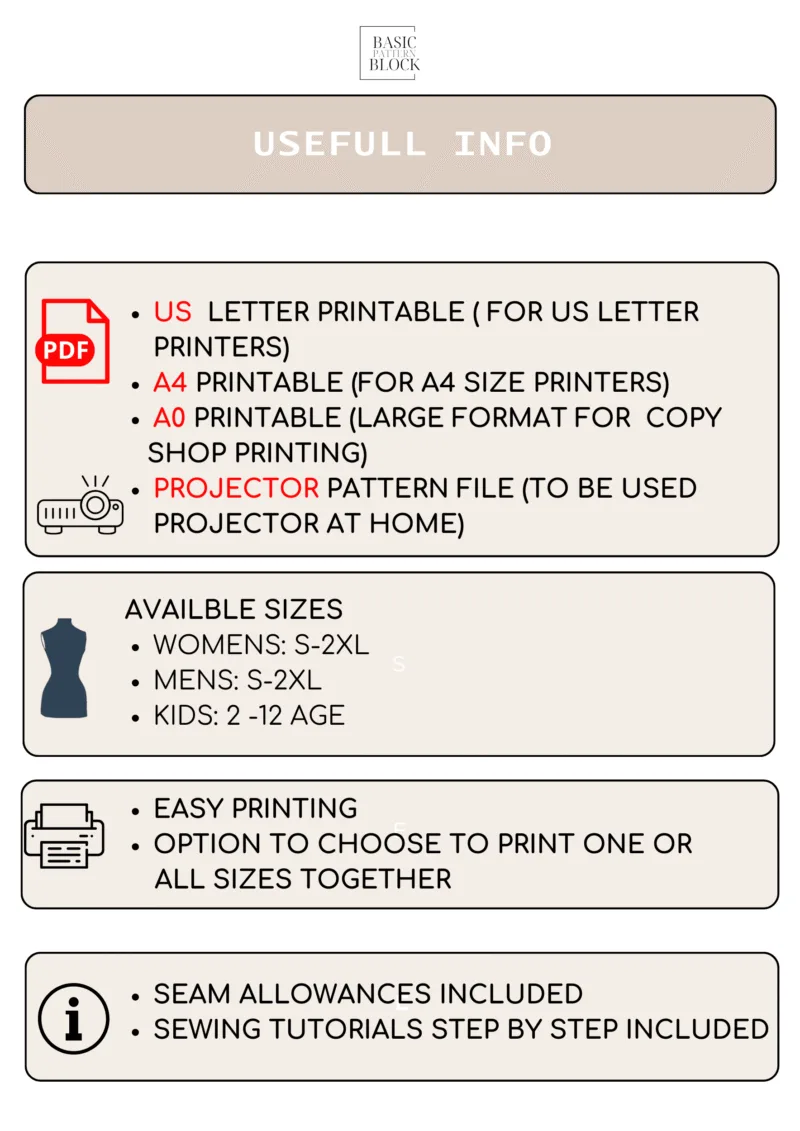 Complete Family Apron Set Sewing Pattern Bundle | Multiple Sizes - Image 2