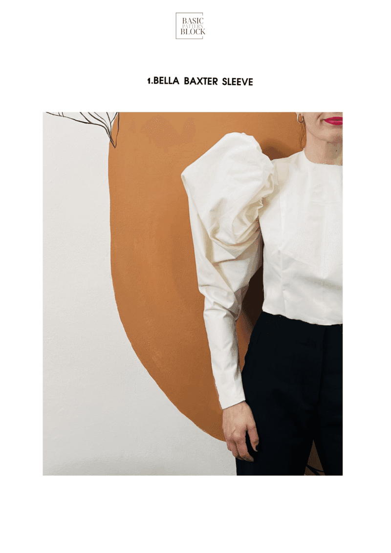 Bella Baxter(bolero) Sleeve | Sewing Pattern Block | XXS-6XL - Basic Pattern Block