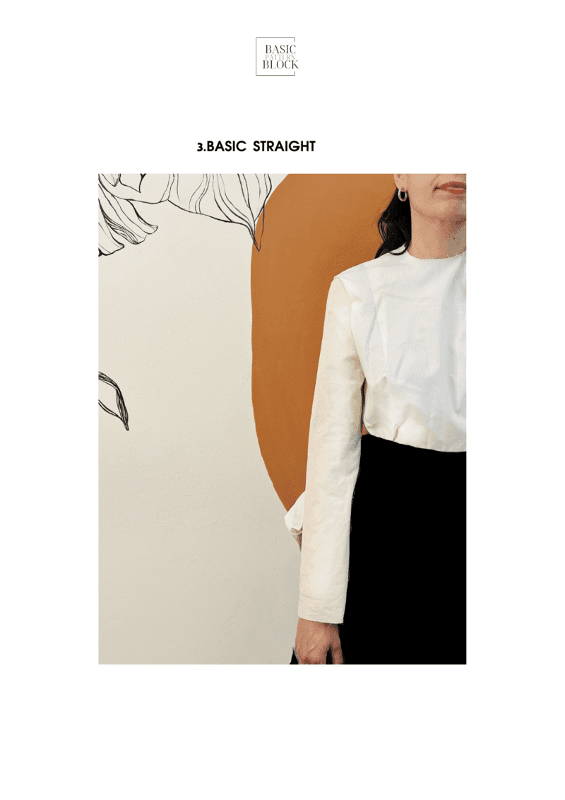 Basic Straight Sleeve | 4 Length | Sewing Pattern Block | XXS-6XL - Basic Pattern Block