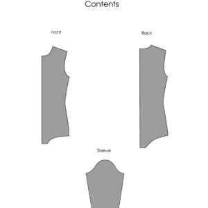 Men's Bodysuit | Sewing Pattern Block | Knitted | XXS-6XL - Basic Pattern Block