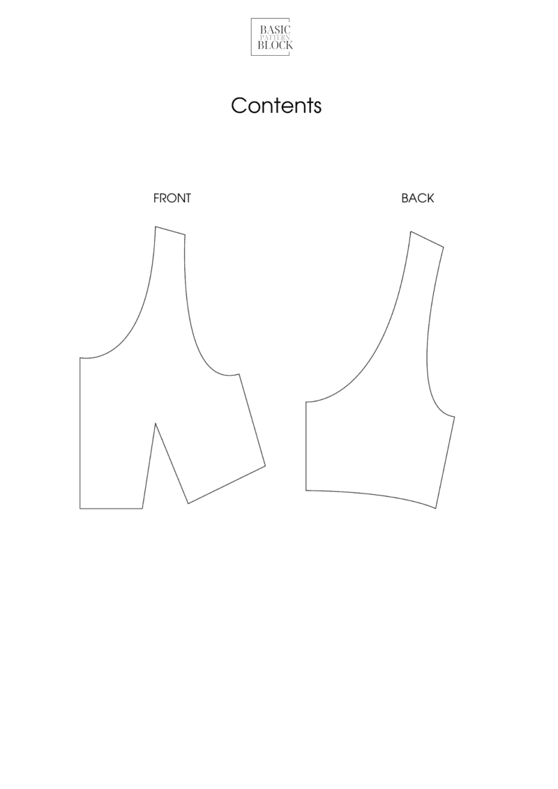 Cropped Tank Top Sewing Pattern Block | Knitted| XXS-6XL - Image 6