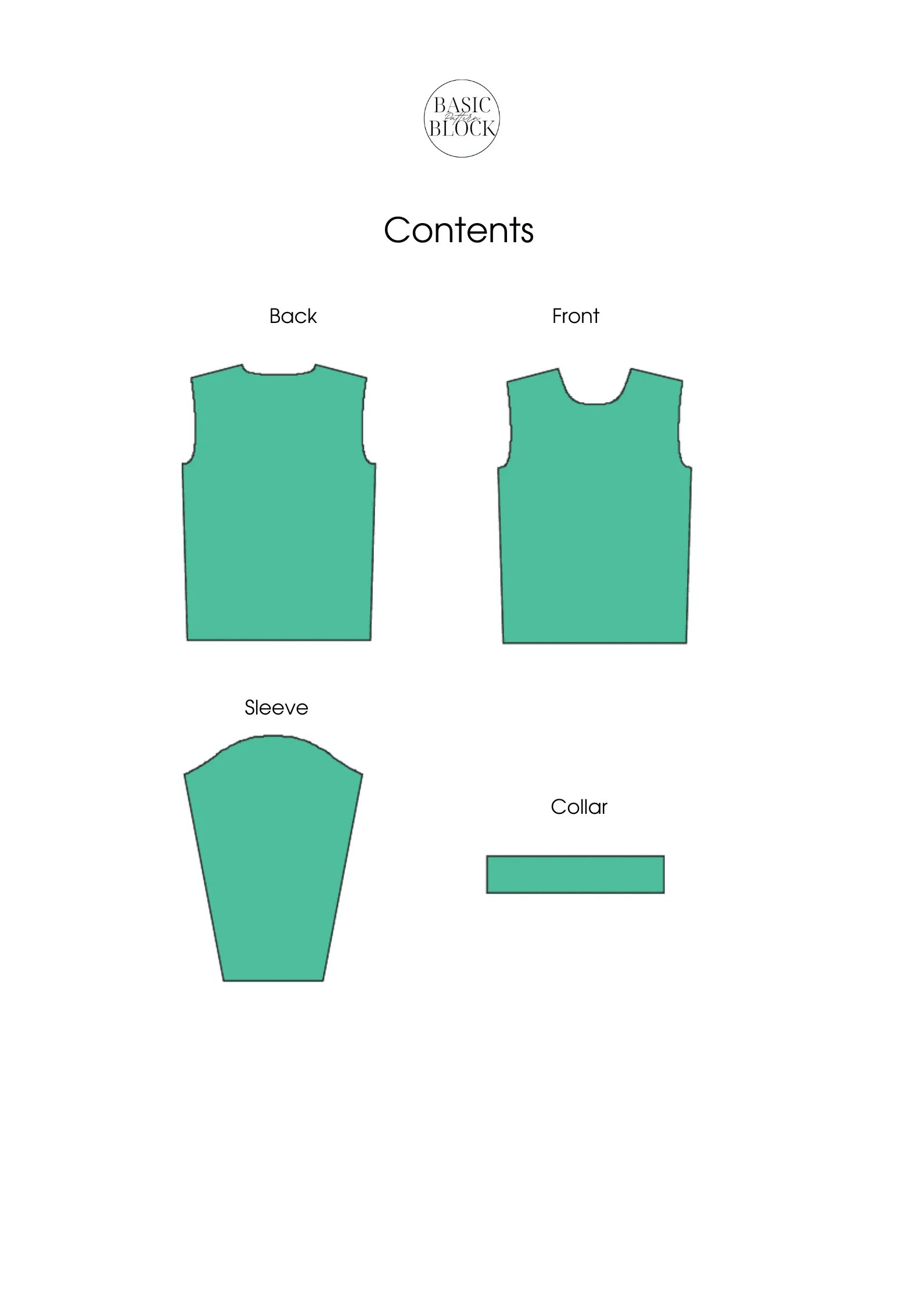Boy's Longsleeve Top | Sewing Pattern Block | Knitted | 6-16 - Basic Pattern Block