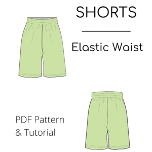 Maternity Pregnancy Pants Sewing Pattern | Wide Leg Trousers | Maternity Trousers Pdf | Elastic Waist Pants | Pregnancy Shorts Sizes XS-6XL - Basic Pattern Block
