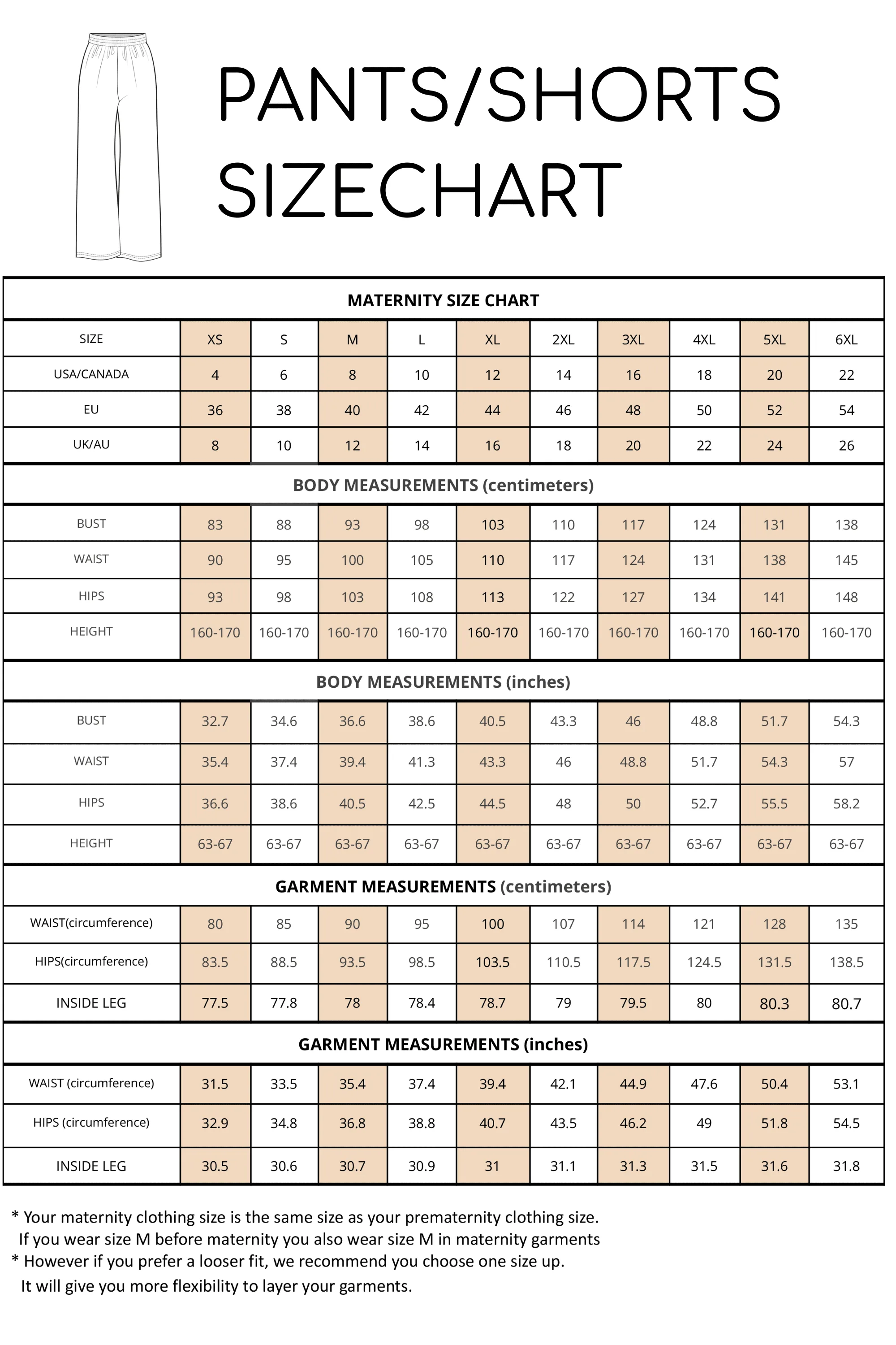 Maternity Pregnancy Pants Sewing Pattern | Wide Leg Trousers | Maternity Trousers Pdf | Elastic Waist Pants | Pregnancy Shorts Sizes XS-6XL - Basic Pattern Block