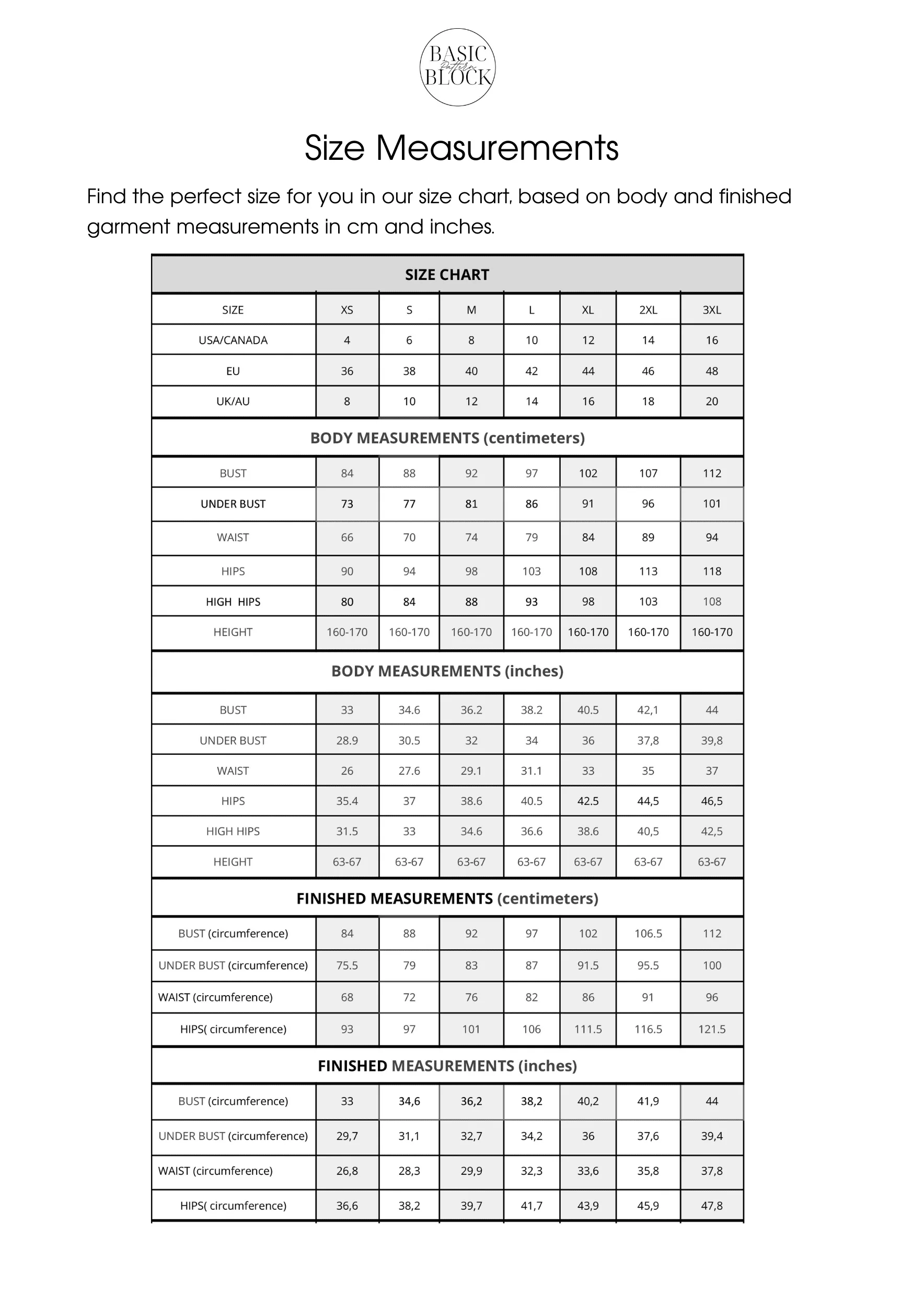 Bridal Corset Dress | Sewing Pattern Block | Woven | XS-3XL - Basic Pattern Block