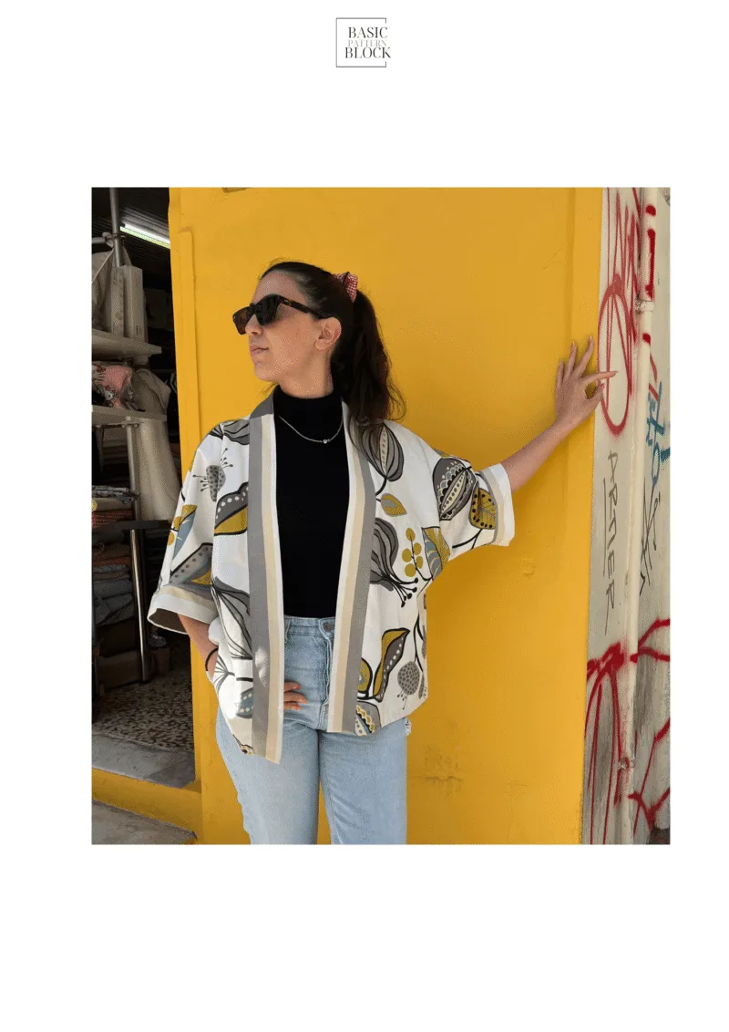 Kimono / Jacket | Sewing Pattern | XS - 6XL - Basic Pattern Block