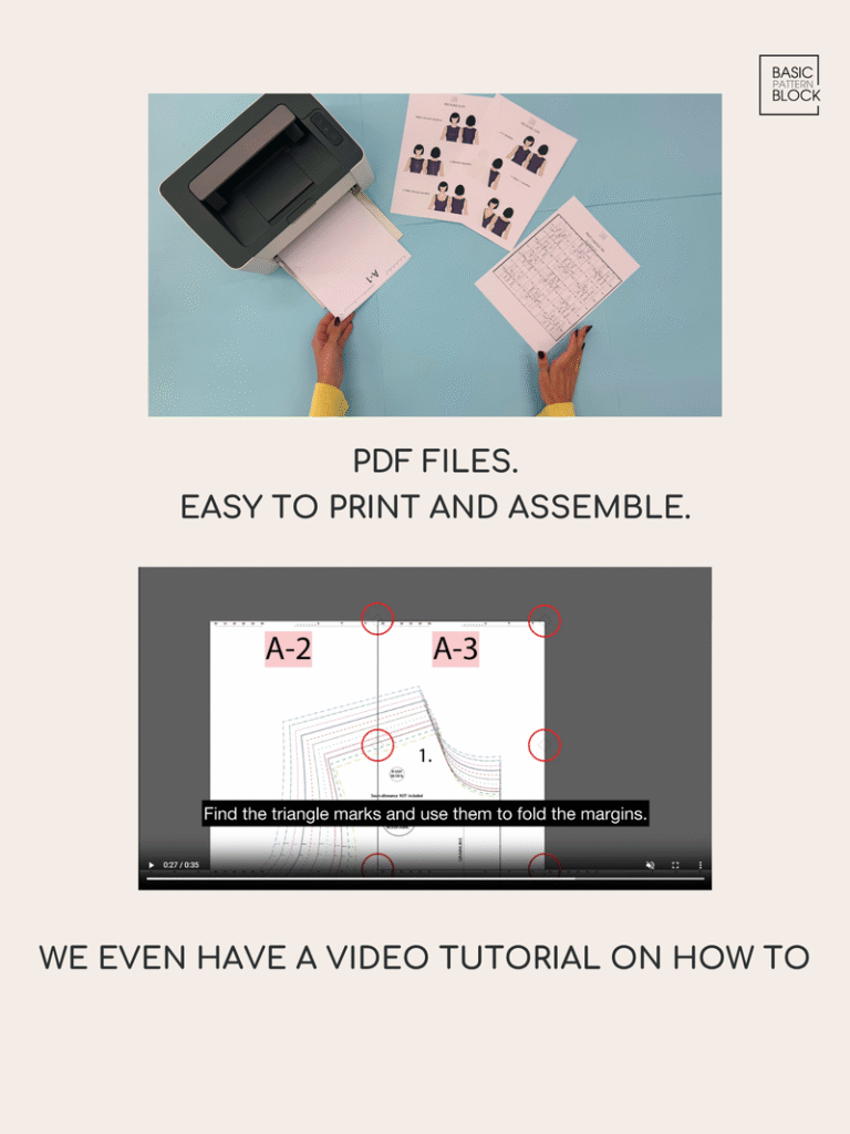 Sash Template.pdf Sash Sewing Pattern | One Size | Basic Pattern Block